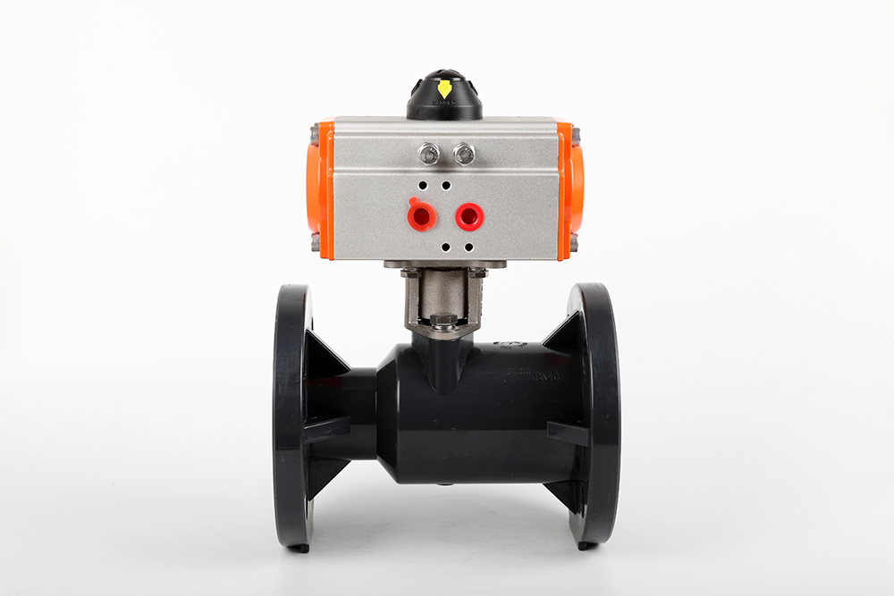 临夏县气动法兰一体球阀